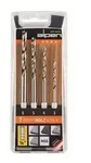 Alpen Holzspiralbohrer Kassette Profi ATM 4 &Oslash; 3/4/5/6 mm 4-tlg. 603002100