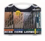 Alpen Bohrset Schraubset KIT 30 im Kunststoffkoffer 30 tlg. 800230100