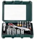 Metabo Bit Box und Ratschenset 26-teilig "SP" S 2-Bits 626701000