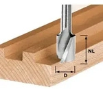 Festool Spiralnutfr&auml;ser Nutfr&auml;ser Fr&auml;ser HS Spi S8 D12/20 f&uuml;r Fr&auml;se 490947