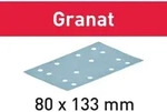 Festool Schleifmittel Schleifstreifen Granat STF 80x133mm P150 100 St&uuml;ck 497121