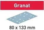 Festool Schleifstreifen Granat STF 80x133 mm P120 GR 100 St&uuml;ck RTS 497120
