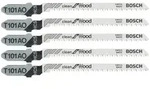 Bosch 5x Stichs&auml;gebl&auml;tter T 101 AO Clean for Wood L&auml;nge 83 mm 2608630031