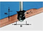 Festool Fase-B&uuml;ndigfr&auml;ser HW Schaft 8 mm D 24 mm 0&deg; +45&deg; Nr. 491026 Fr&auml;ser