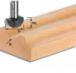 FESTOOL Hohlkehlfr&auml;ser HW Schaft 8 mm HW S8 R9,7 Nr.:490986