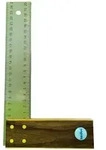 Hedue Tischlerwinkel Nussbaum 250 mm Edelstahlblatt 45 mm A025 Winkel