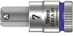 Wera 8740 A HF Zyklop Bitnuss 1/4"-Antrieb Innensechskantschrauben 7 x 28 mm