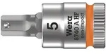 Wera 8740 A HF Zyklop Bitnuss 1/4"-Antrieb Innensechskantschrauben 5 x 28 mm