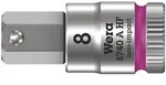 Wera 8740 A HF Zyklop Bitnuss 1/4"-Antrieb Innensechskantschrauben 8 x 28 mm