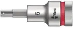 Wera 8740 C HF Zyklop Bitnuss mit 1/2"-Antrieb mit Haltefunktion, 6 x 60 mm