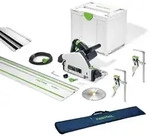 Festool Tauchs&auml;ge TS 55 FEBQ Plus FS 577010 + Tasche Hebelzwinge Splitterschutz