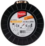 Makita M&auml;hfaden Four Leaf 2,4mmx225m orange Rasentrimmer Freischneider E-01812