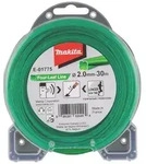 Makita M&auml;hfaden Four-Leaf 2,0mm 30m gr&uuml;n f&uuml;r Akku-Sensen und -Trimmer E-01775