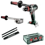 Metabo Akku-Bohrschrauber BS18LTXBLQI+Drehmomentvorsatz + Bleistifte + Meterstab