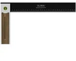 Ulmia Alu-Line Pr&auml;zisions-Winkel 500-350 mit justierbarer Schiene 350 mm