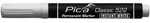 Pica Classic Permanentmarker wei&szlig; 522/52 Rundspitze 1-4 mm instant white Marker