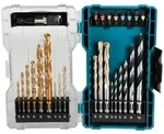 Makita Bohrer Bit Set Holz Steinbohrer Metallbohrer Bithalter 27tlg E-07032