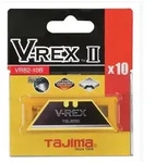 Tajima V-Rex II Trapezklinge Razar Black VRB2-10B/Y1 Baustahlklinge 10 St&uuml;ck