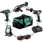 Metabo Akku Maschinen Combo Set Schrauber Schleifer Strahler 4.3.2 18V 685209000