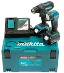 Makita DLX2497J Akku Schlagbohrschrauber DHP482 LED Lampe 2 x 3,0Ah Ladeger&auml;t