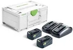Festool Energie Set Akkupack DUO-Schnellladeger&auml;t SYS 18V 2x5,0/TCL 6 DUO 577707