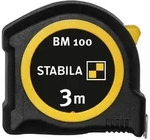 Stabila Taschenbandma&szlig; BM 100 3m Bandbreite 16mm 19570 Ma&szlig;band Messen