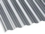 Polycarbonat Wellplatte | 76/18 | 1,40 mm | Anthrazit | Rillenstruktur | 3,50 m