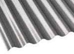 Acrylglas Wellplatte | 76/18 | 3,00 mm | Graphit | Wabenstruktur | 3,00 m