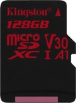 Kingston Canvas React micro SDHC Kaart Capaciteit 128GB