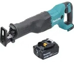 Makita DJR 186 T1 Akku Recipros&auml;ge S&auml;bels&auml;ge 18 V + 1x Akku 5,0 Ah - ohne