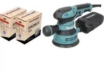 Makita BO 5041 Exzenterschleifer / Schleifmaschine 300 W 125 mm + 2x...