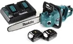 Makita DUC 355 PT2 Akku Kettens&auml;ge 36V ( 2x18V ) Brushless 35 cm + 2x 5,0 Ah...