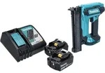 Makita DFN 350 RF Akku Stauchkopfnagler 18 V 15 - 35 mm + 2x Akku 3,0 Ah + Ladeger&auml;t