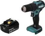 Makita DHP 483 M1 Akku Schlagbohrschrauber 18 V 40 Nm Brushless + 1x Akku 4,0...