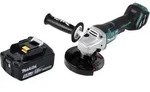 Makita DGA 517 T1 Akku Winkelschleifer 18 V 125 mm Brushless + 1x Akku 5,0 Ah -...