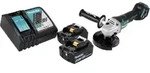 Makita DGA 517 RG Akku Winkelschleifer 18 V 125 mm Brushless + 2x Akku 6,0 Ah +