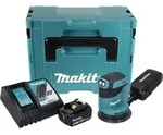 Makita DBO 180 RF1J Akku Exzenterschleifer 18 V 125 mm + 1x Akku 3,0 Ah +...