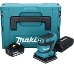 Makita DBO 480 T1J Akku Schwingschleifer 18 V 112 x 102 mm + 1x Akku 5,0 Ah + Makpac