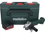 Metabo W 18 L 9-125 Akku Winkelschleifer 18 V 125 mm + 1x Akku 10,0 Ah + metaBOX -