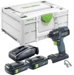 Festool TID 18-Basic Akku Schlagschrauber 18 V 180 Nm 1/4" + 2x Akku 3,0 Ah +