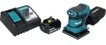 Makita DBO 480 RF1 Akku Schwingschleifer 18 V 112 x 102 mm + 1x Akku 3,0 Ah +
