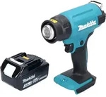 Makita DHG 180 F1 Akku Hei&szlig;luftgebl&auml;se 18 V 550 &deg;C + 1x Akku 3,0 Ah - ohne