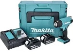 Makita DHG 180 RMJ Akku Hei&szlig;luftgebl&auml;se 18 V 550 &deg;C + 2x Akku 4,0 Ah +...
