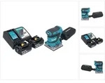Makita DBO 484 RT Akku Schwingschleifer 18 V 112 x 102 mm + 2x Akku 5,0 Ah +