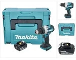 Makita DHP 489 T1J Akku Schlagbohrschrauber 18 V 73 Nm Brushless + 1x Akku 5,0...