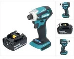 Makita DTD 172 G1 Akku Schlagschrauber 18 V 180 Nm 1/4" Brushless + 1x Akku 6,0...