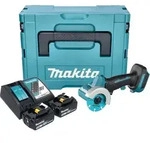 Makita DMC 300 RTJ Akku Winkelschleifer 18 V 76 mm Brushless + 2x Akku 5,0 Ah +