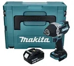 Makita DTW 701 T1J Akku Schlagschrauber 18 V 700 Nm 1/2" XPT Brushless + 1x...