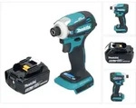 Makita DTD 172 T1 Akku Schlagschrauber 18 V 180 Nm 1/4" Brushless + 1x Akku 5,0...