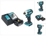 Makita DTD 172 RM1 Akku Schlagschrauber 18 V 180 Nm 1/4" Brushless + 1x Akku...